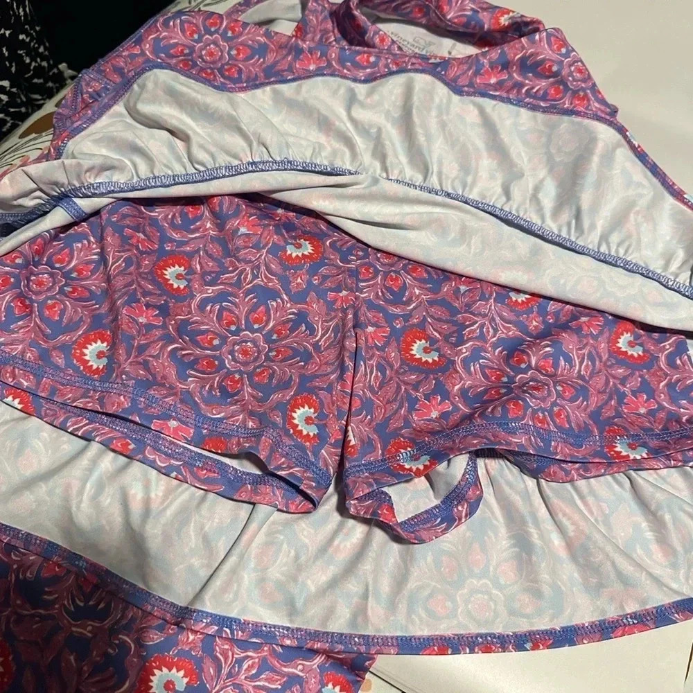 Vineyard Vines Athletic Set NWT skirt and top (sold together) XS katma floral - Picture 7 of 10
